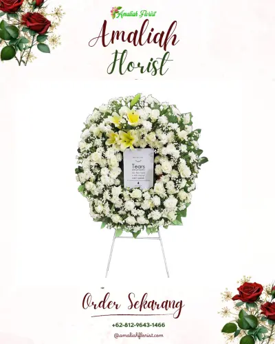Krans Bunga Duka Cita di Babakan Ciamis